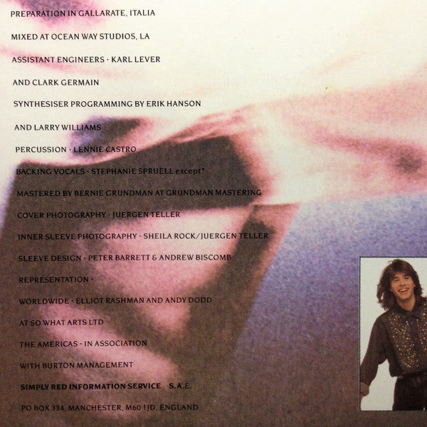 Simply Red – A New Flame LP vinyl record, image 6 of 8