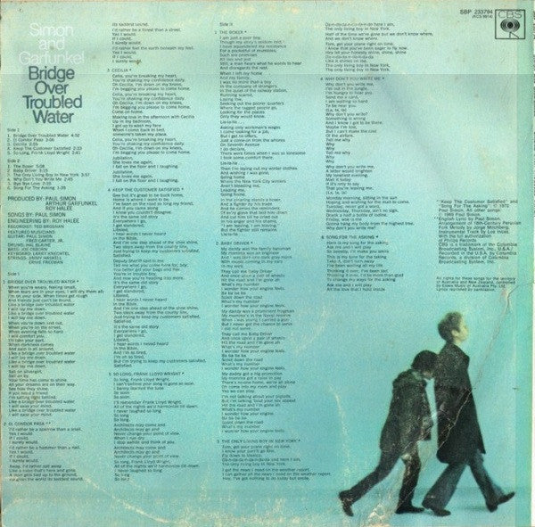 Simon & Garfunkel – Bridge Over Troubled Water LP vinyl record, image 2 of 4