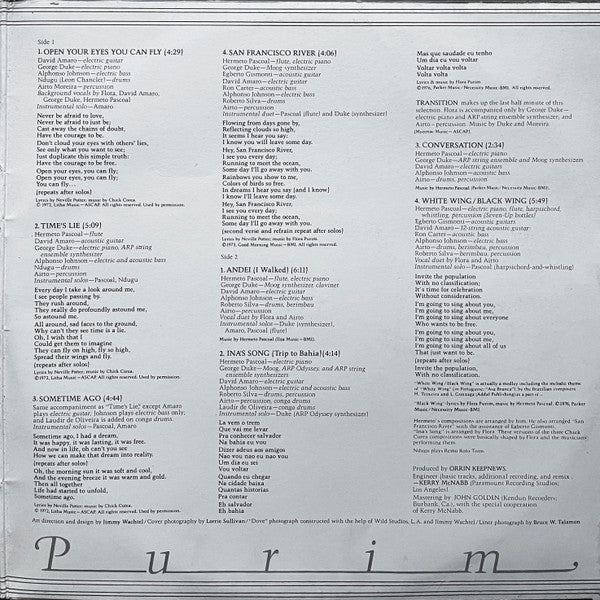 Flora Purim – Open Your Eyes You Can Fly LP vinyl record, image 4 of 7