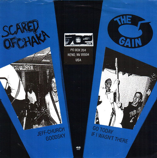 The Gain, Scared Of Chaka – The Gain / Scared Of Chaka 7" vinyl record, image 3 of 10