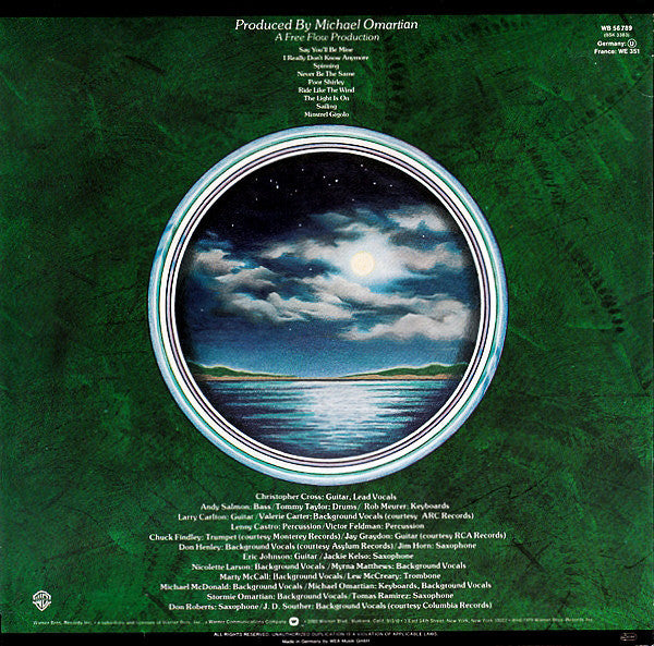 Christopher Cross – Christopher Cross LP vinyl record, image 2 of 6