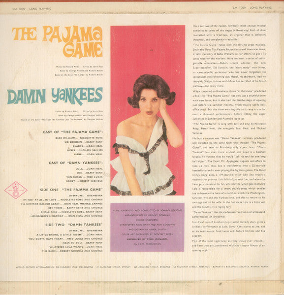 Various – The Pajama Game / Damn Yankees LP vinyl record, image 2 of 5