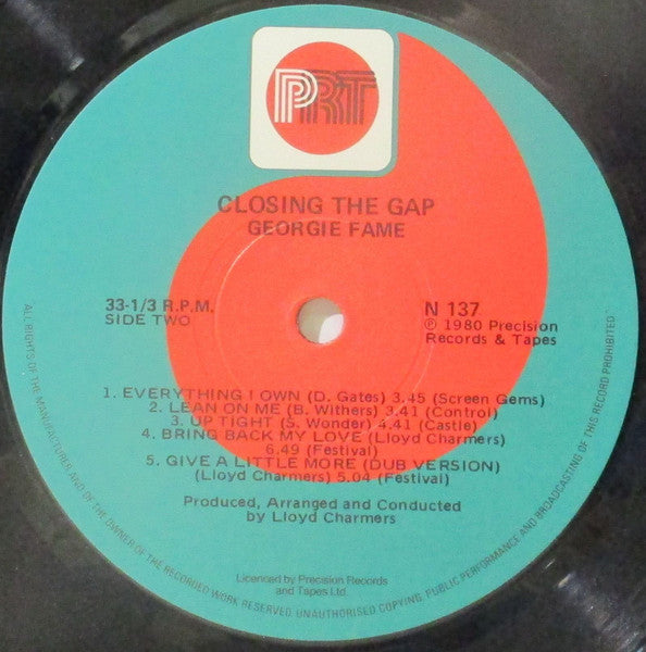 Georgie Fame – Closing The Gap LP vinyl record, image 4 of 4