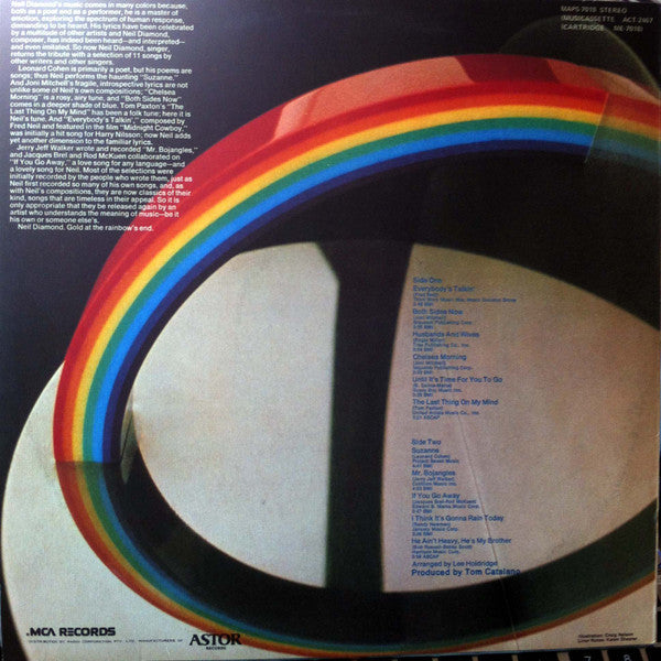 Neil Diamond – Rainbow LP vinyl record, image 2 of 4