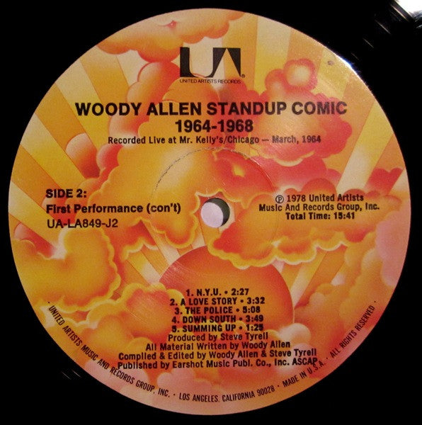 Woody Allen – Standup Comic: 1964-1968 (2xLP) LP vinyl record, image 6 of 10