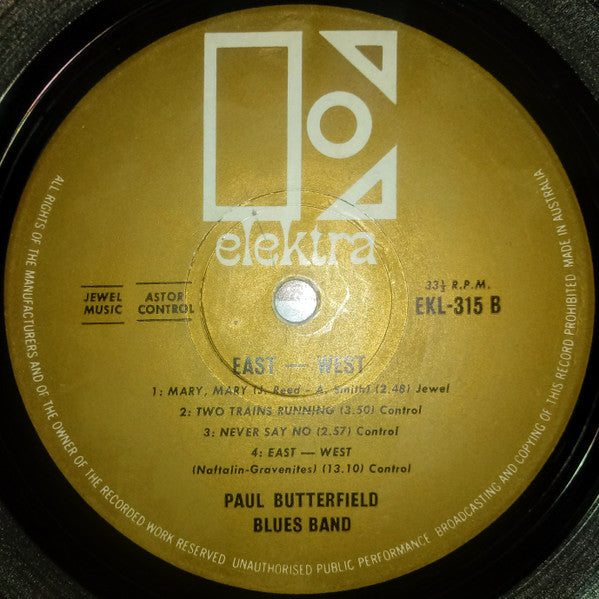 The Paul Butterfield Blues Band – East-West LP vinyl record, image 5 of 5