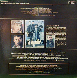 John Barry – High Road To China (Original Motion Picture Soundtrack) LP vinyl record, image 2 of 2
