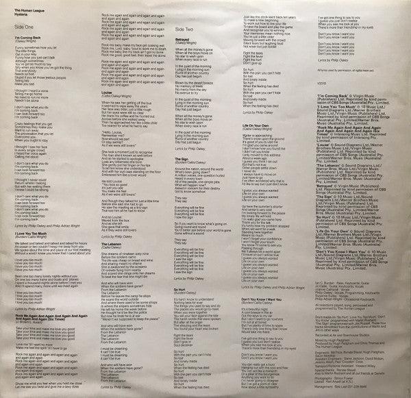 The Human League – Hysteria LP vinyl record, image 5 of 8