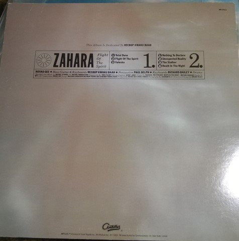 Zahara – Flight Of The Spirit LP vinyl record, image 3 of 6