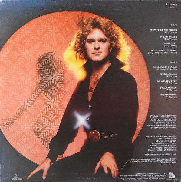 Billy Thorpe – Children Of The Sun LP vinyl record, image 2 of 6