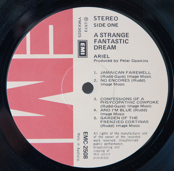 Ariel – A Strange Fantastic Dream LP vinyl record, image 2 of 3