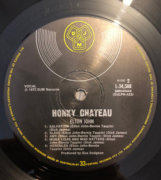 Elton John – Honky Château LP vinyl record, image 10 of 10