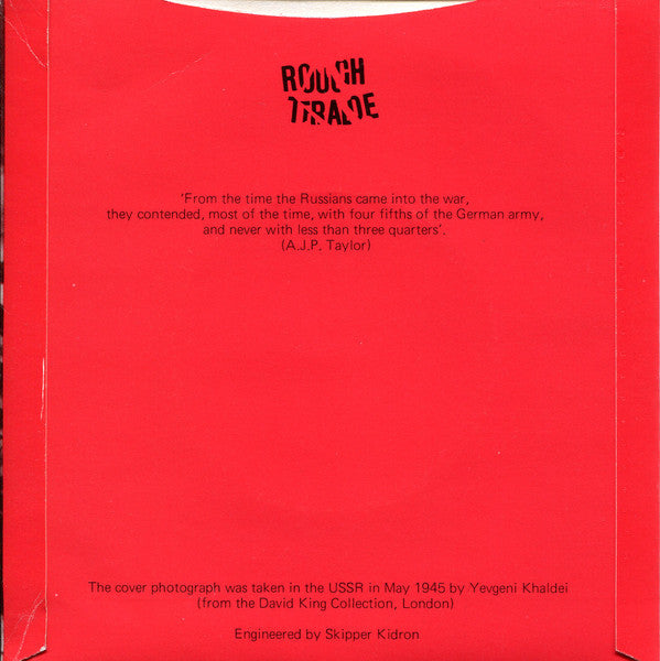 Robert Wyatt, Peter Blackman – Stalin Wasn't Stalling / Stalingrad 7" vinyl record, image 2 of 4