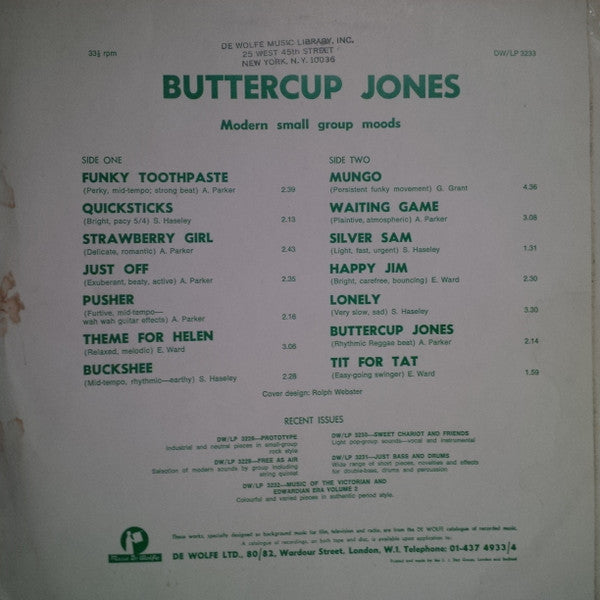 Various – Buttercup Jones LP vinyl record, image 2 of 4
