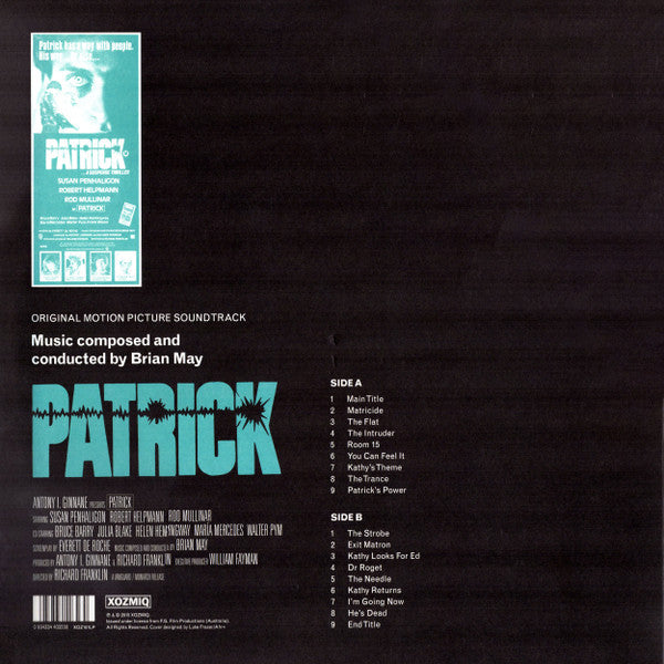 Brian May – Patrick (Original Motion Picture Soundtrack) LP vinyl record, image 2 of 6