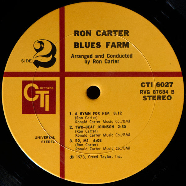 Ron Carter – Blues Farm LP vinyl record, image 6 of 9