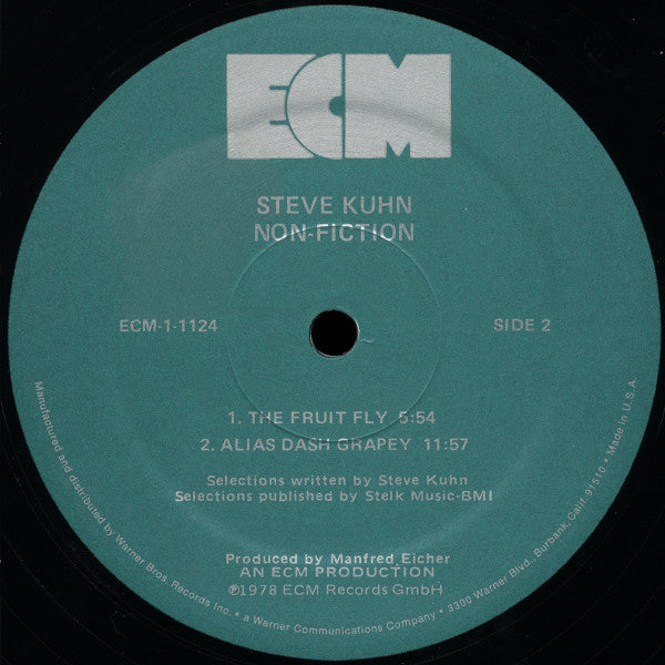 Steve Kuhn – Non-Fiction LP vinyl record, image 4 of 5