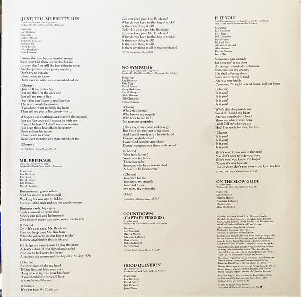 Lee Ritenour – Rit LP vinyl record, image 4 of 6