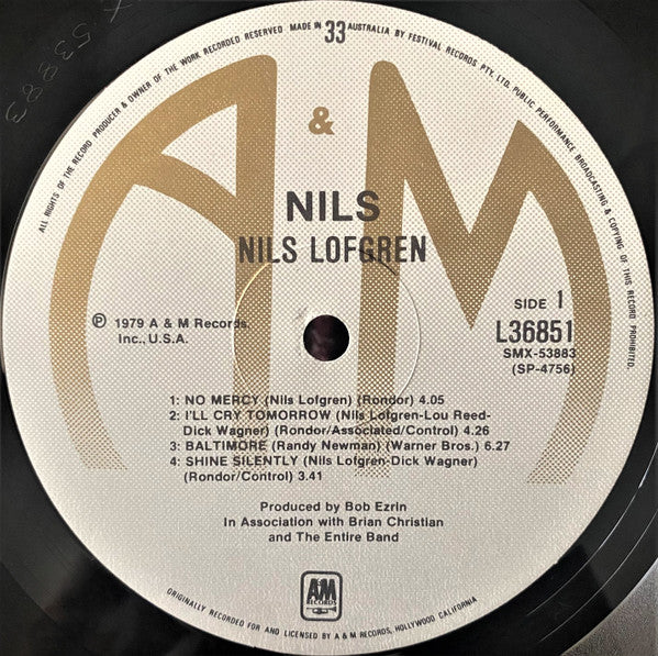 Nils Lofgren – Nils LP vinyl record, image 8 of 9