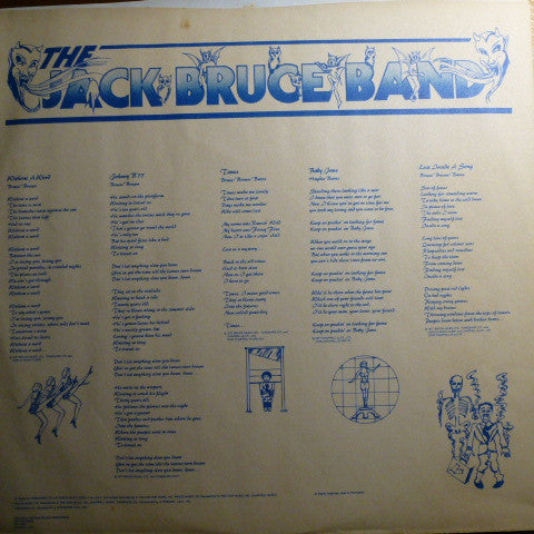 The Jack Bruce Band – How's Tricks LP vinyl record, image 6 of 7