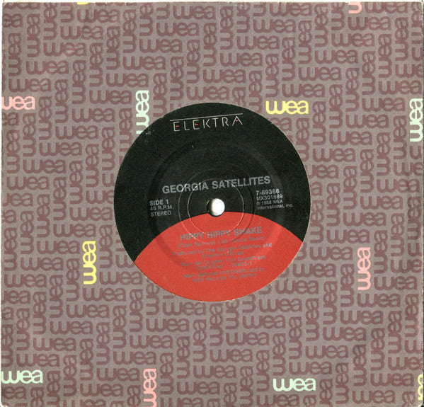The Georgia Satellites – Hippy Hippy Shake 7" vinyl record, image 3 of 4