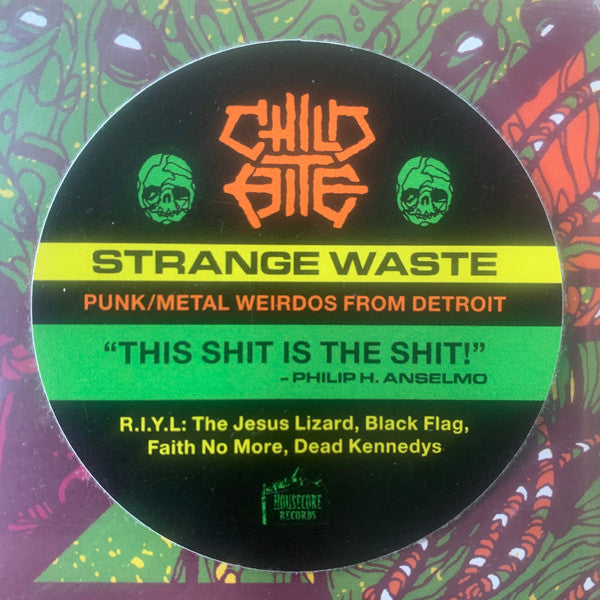 Child Bite – Strange Waste 7" vinyl record, image 3 of 3