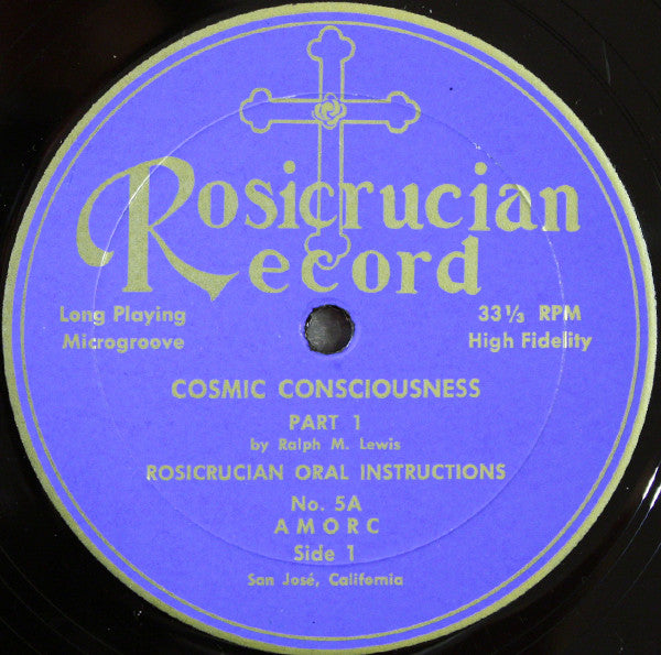 Ralph M. Lewis – Attaining Cosmic Consciousness LP vinyl record, image 3 of 4