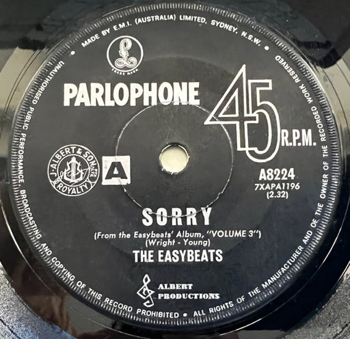 The Easybeats – Sorry / Funny Feelin'