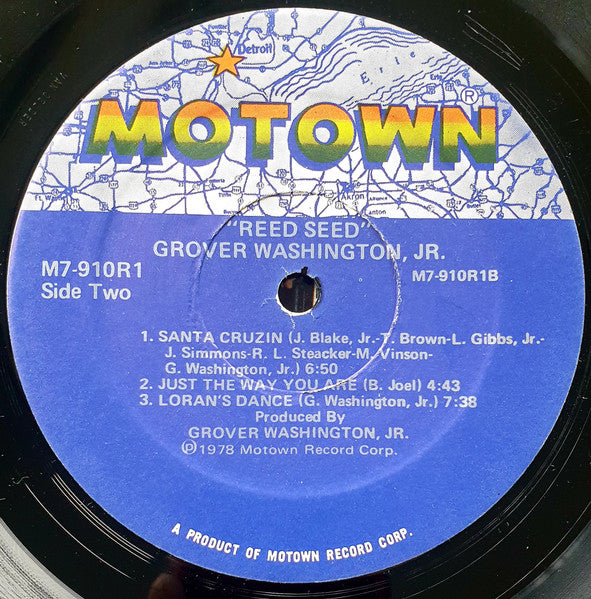 Grover Washington, Jr. – Reed Seed LP vinyl record, image 4 of 4