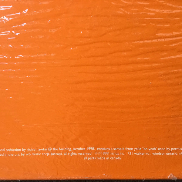Richie Hawtin – Minus Orange 12" vinyl record, image 10 of 10