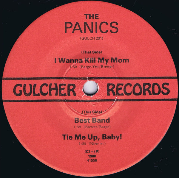 The Panics – I Wanna Kill My Mom 7" vinyl record, image 4 of 8
