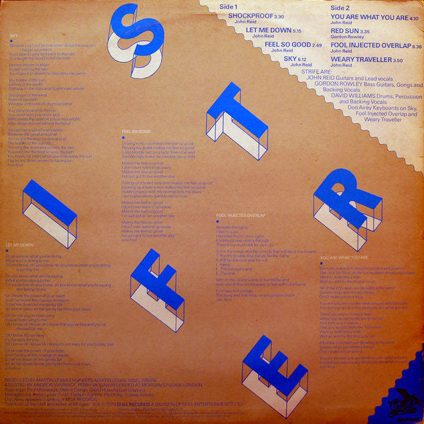 Strife – Back To Thunder LP vinyl record, image 2 of 6