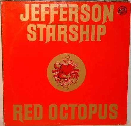 Jefferson Starship – Red Octopus LP vinyl record, image 1 of 4
