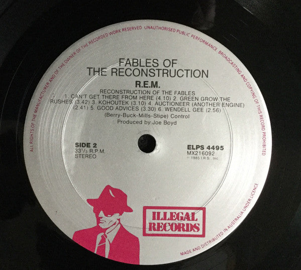 R.E.M. – Fables Of The Reconstruction LP vinyl record, image 4 of 6