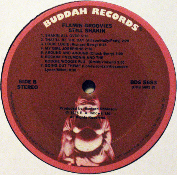 The Flamin' Groovies – Still Shakin LP vinyl record, image 4 of 4