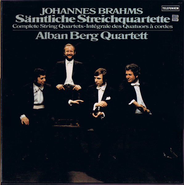 Johannes Brahms, Alban Berg Quartett – Sämtliche Streichquartette = Complete String Quartets = Intégrales Des Quatuors A Cordes (2xLP) LP vinyl record, image 1 of 9