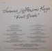 Thomas Kaye – First Grade LP vinyl record, image 5 of 6