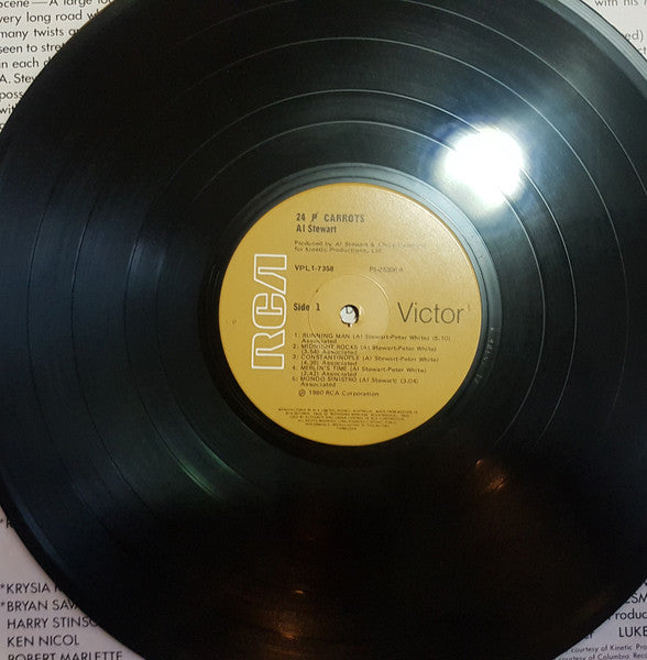 Al Stewart, Shot In The Dark – 24 Carrots LP vinyl record, image 8 of 8