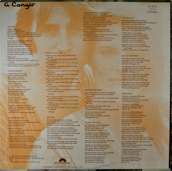 Jake Holmes – So Close, So Very Far To Go LP vinyl record, image 2 of 6