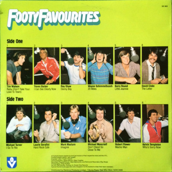 Various – Footy Favourites LP vinyl record, image 2 of 6