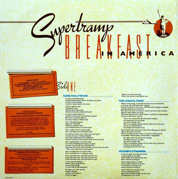Supertramp – Breakfast In America LP vinyl record, image 7 of 10