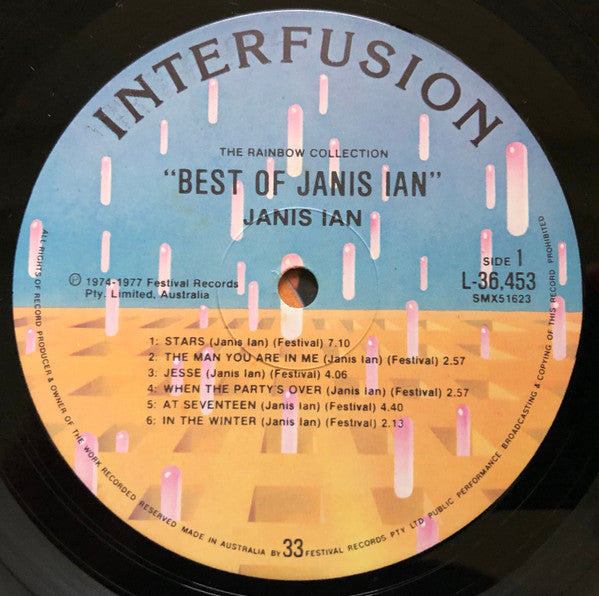 Janis Ian – Best Of Janis Ian LP vinyl record, image 3 of 5