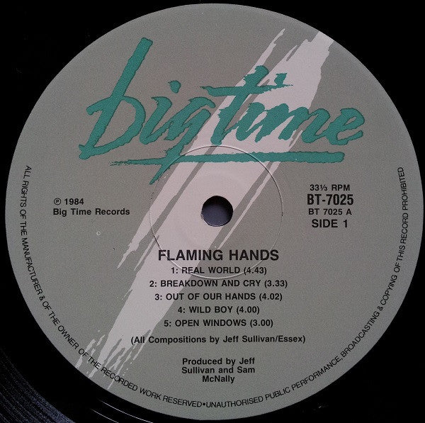 Flaming Hands – Flaming Hands LP vinyl record, image 5 of 7
