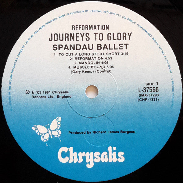 Spandau Ballet – Journeys To Glory LP vinyl record, image 3 of 7