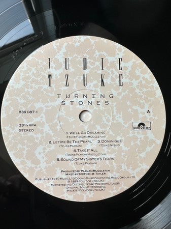 Judie Tzuke – Turning Stones LP vinyl record, image 7 of 8
