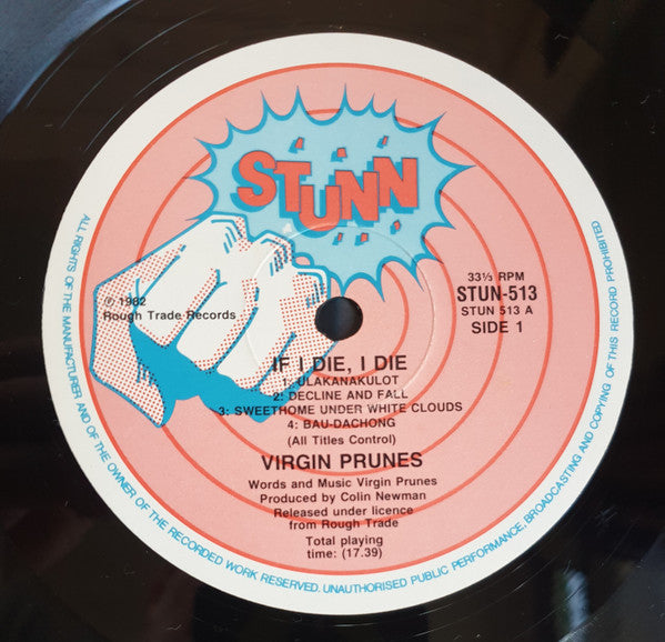 Virgin Prunes – ...If I Die, I Die LP vinyl record, image 3 of 8