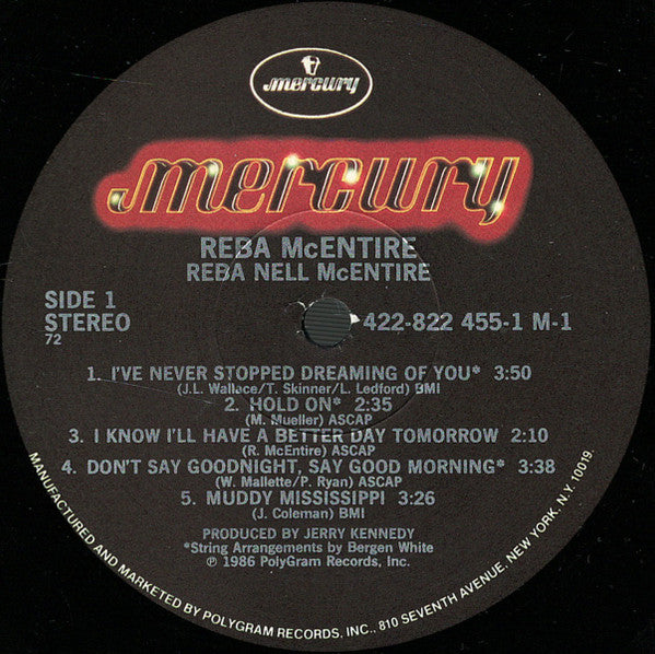 Reba McEntire – Reba Nell McEntire LP vinyl record, image 3 of 6
