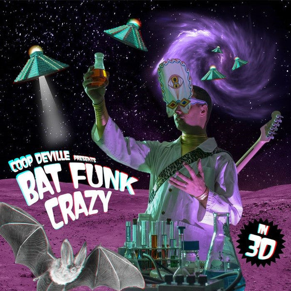 Ishan Cooper – Coop DeVille Presents Bat Funk Crazy... In 3D!!! LP vinyl record