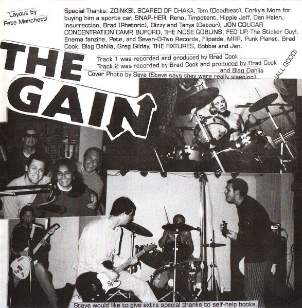 The Gain, Scared Of Chaka – The Gain / Scared Of Chaka 7" vinyl record, image 8 of 10