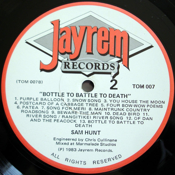 Sam Hunt – Bottle To Battle To Death LP vinyl record, image 4 of 6